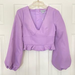 Finders Keepers Static Long Sleeve Top